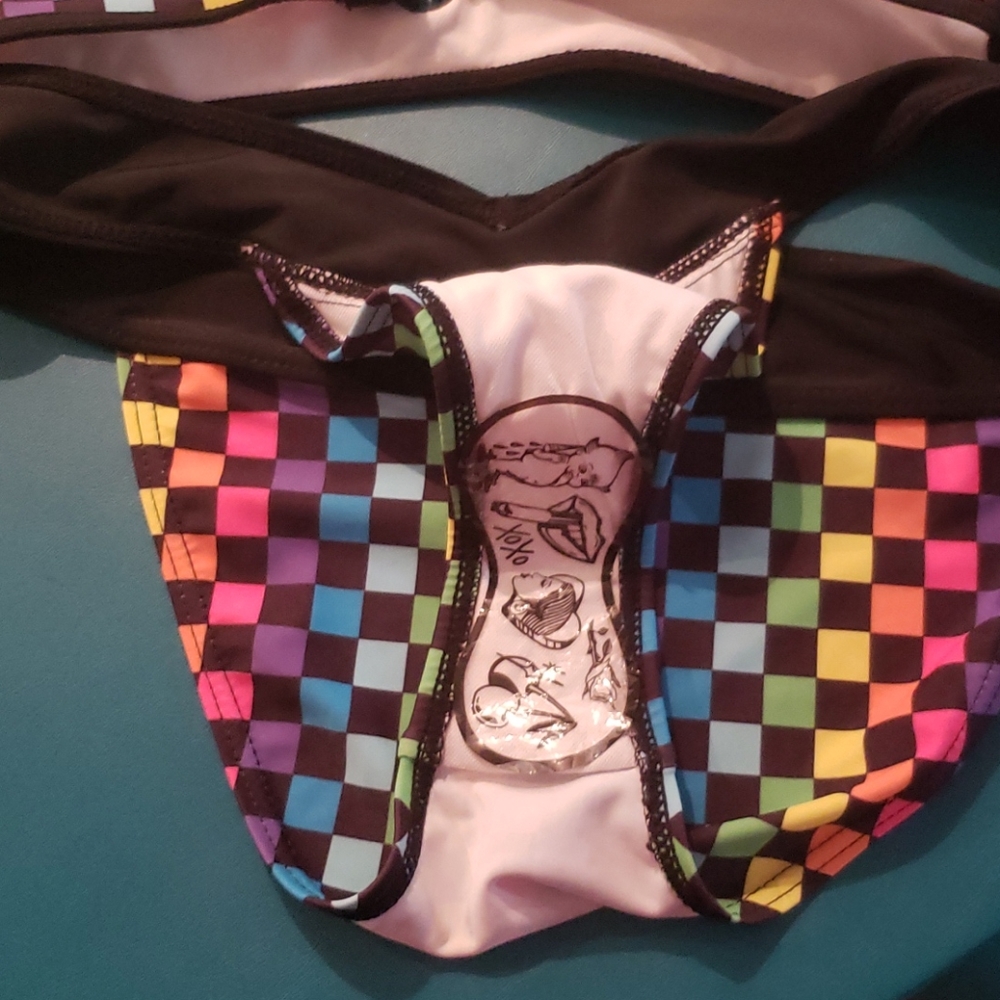 Checker Box Multi Color Swim Set Size Small - image 3